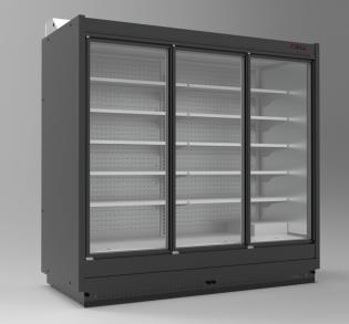 Крайстенна хладилна  витрина SUMBA  / PLUG-IN / WITH HINGED DOOR 2500x875x2170мм