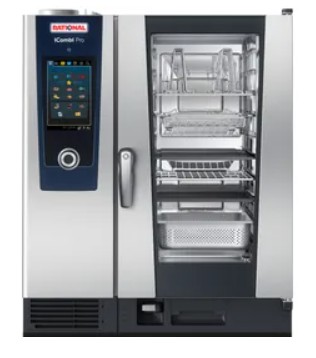 Конвектомат Rational iCombi Pro® 10 1/1, електрически с iCareSystem AutoDose Капацитет: 8 тави x 400x600 mm