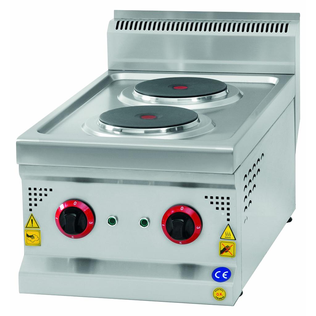 Котлони електрически, 400x700x300, 2 x ф220мм , 5kW/220V   