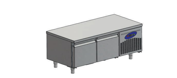 Undercounter refrigerator -2/+8, 141x70x60