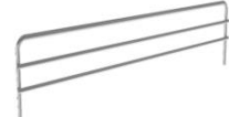 [RY.ACS010020] Side stopper for shelf * 300mm (H:50) - wire
