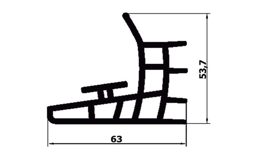 [img-P363] Refrigerator door seal I-P363