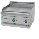 [KRCS.IZTE.870] Grill plate type ribbed electric, 800x700x300