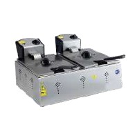 [KRCS.EFE.88] Double electric fryer, 665x450x200, 8+8 liters, 5kW/220V