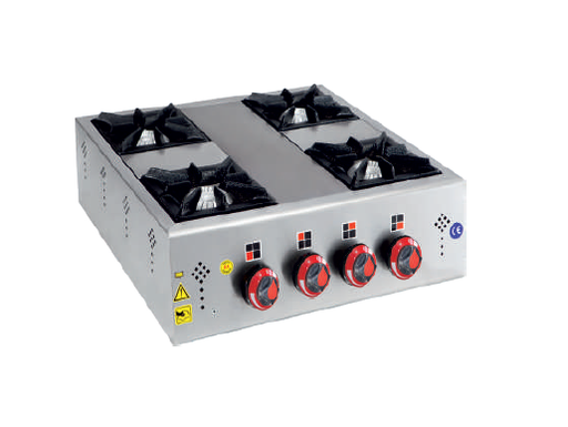[KRCS.EOGL.4] Gas stoves, 600x600x180, 4 hotplates
