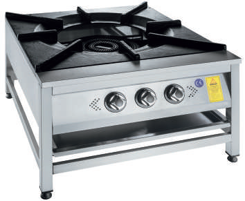 [KRCS.YOGL.990] Floor GAS stove, 900x900x500