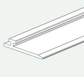 [HMK.95.72.002] Magnetic T profile 1250mm for separator / black