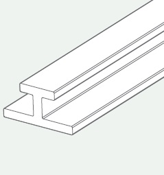 [HMK.50.20.351-100] Self-adhesive T profile 1000mm for Separator