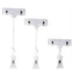 [HMK/C-37/YAVUZ] Small clip with label holder 6 k-kta 5 cm black