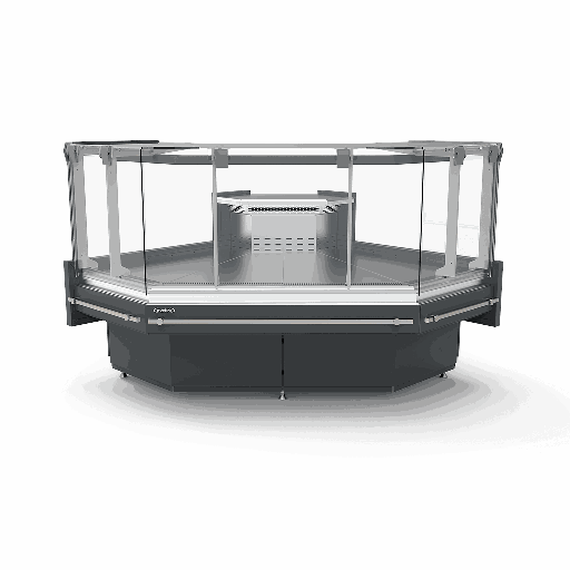 [Mtk.107639] Stand refrigerated display case BARBUDA L PLATINUM Corner x1200x1200mm, Plug-in, with depot, without pages