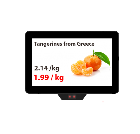 [ STS-11.6-А Pricer] 12" terminal for checking prices with a built-in 2D scanner