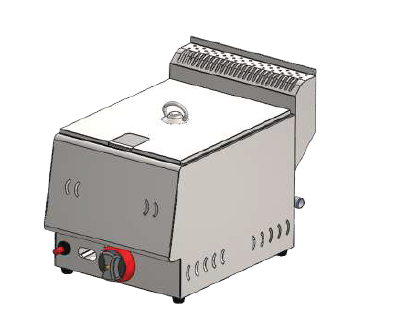 [KRCS.EFGL.5] Fryer single GAS 5 lt.
