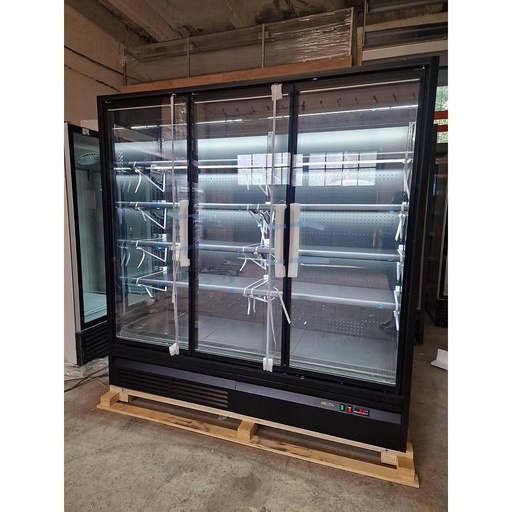 [AC.Nicole.18B] Wall-mounted refrigerated display case Nicole LK18B / 1945x770x2000mm - Plug-in/ R290