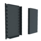 [RY.MSS040875] EXTERNAL CORNER BACK PANEL (P25) L : 133 H : 500 / T:0,5 MM