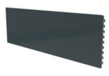 [RY.MSS040881] DEEP INTERNAL CORNER B.PANEL - (R) (P25) - L : 550 / T:0,5 H:400 FOR D:300-400-500 BASE SHELF